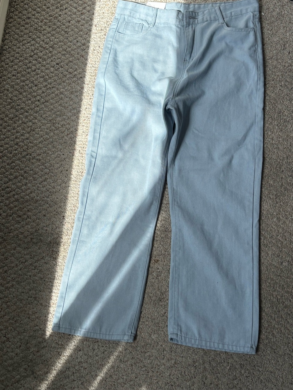 Light Blue Casual Jeans
